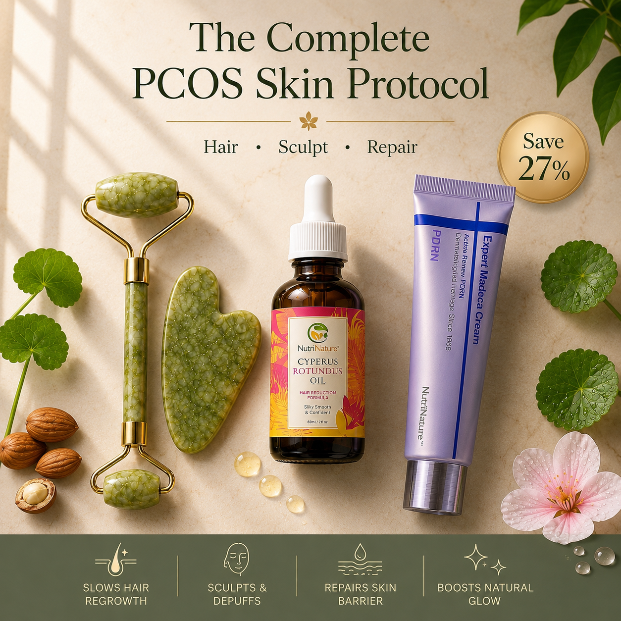 The Complete PCOS Skin Protocol — Trio Bundle